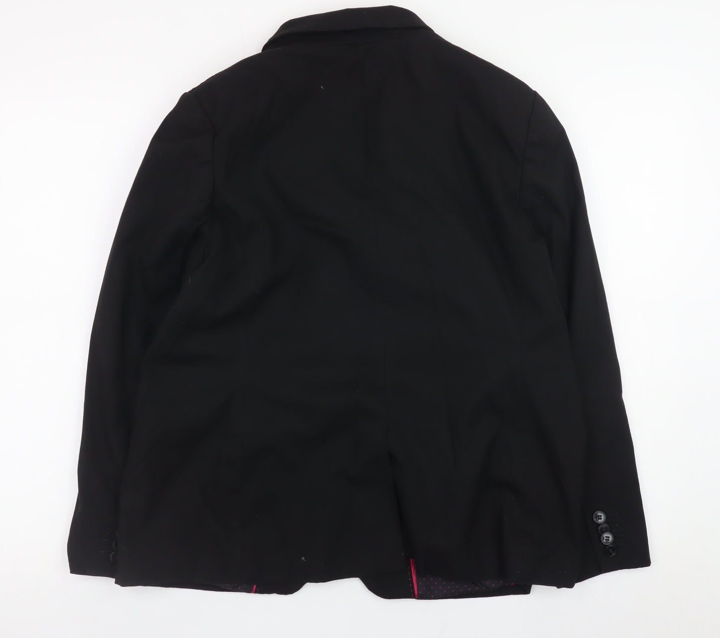 Next Petite Women's Black Blazer Jacket Size 18P Classic Formal Workwear