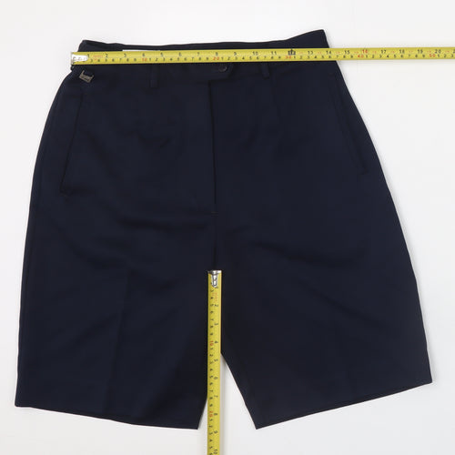 Cutter & Buck Womens Blue Chino Golf Shorts Size 10 Regular