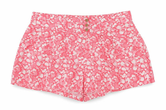 Marks and Spencer Women’s Pink Floral Viscose Paperbag Shorts Size 20