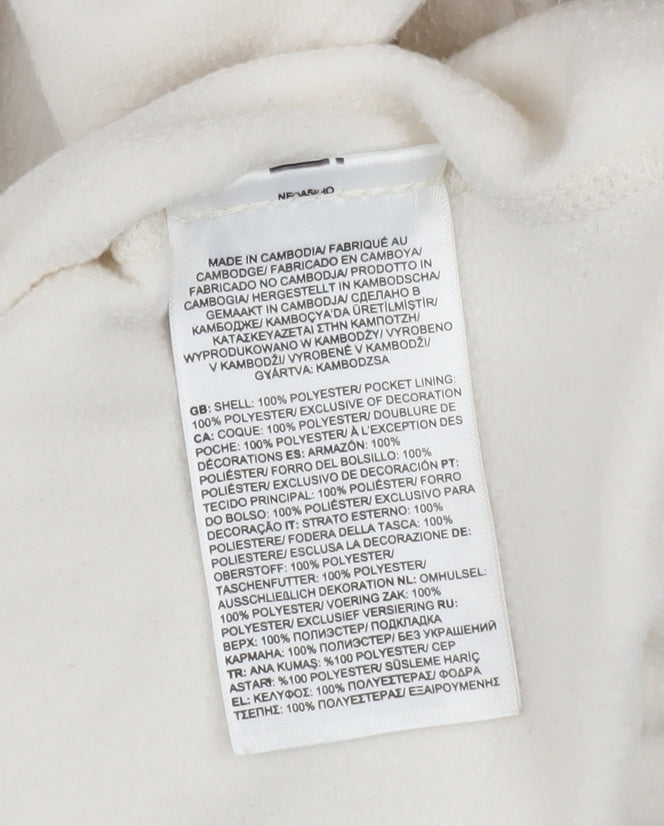 The North Face Womens Ivory Fleece Full Zip Jacket Size S