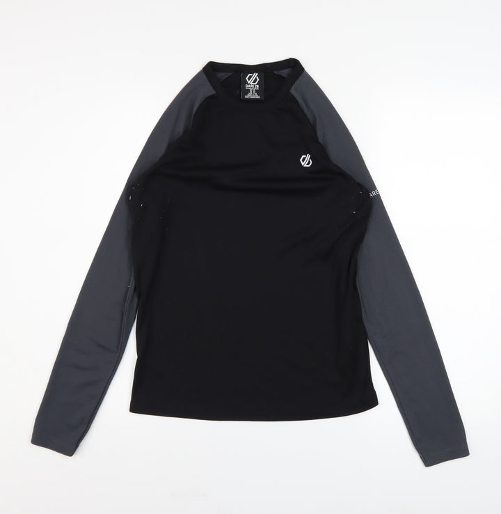 Dare 2B Womens Black Long Sleeve Polyester Active Top Size 14