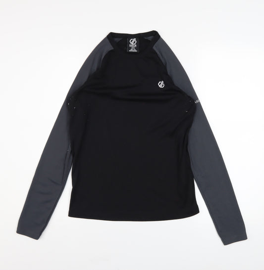 Dare 2B Womens Black Long Sleeve Polyester Active Top Size 14