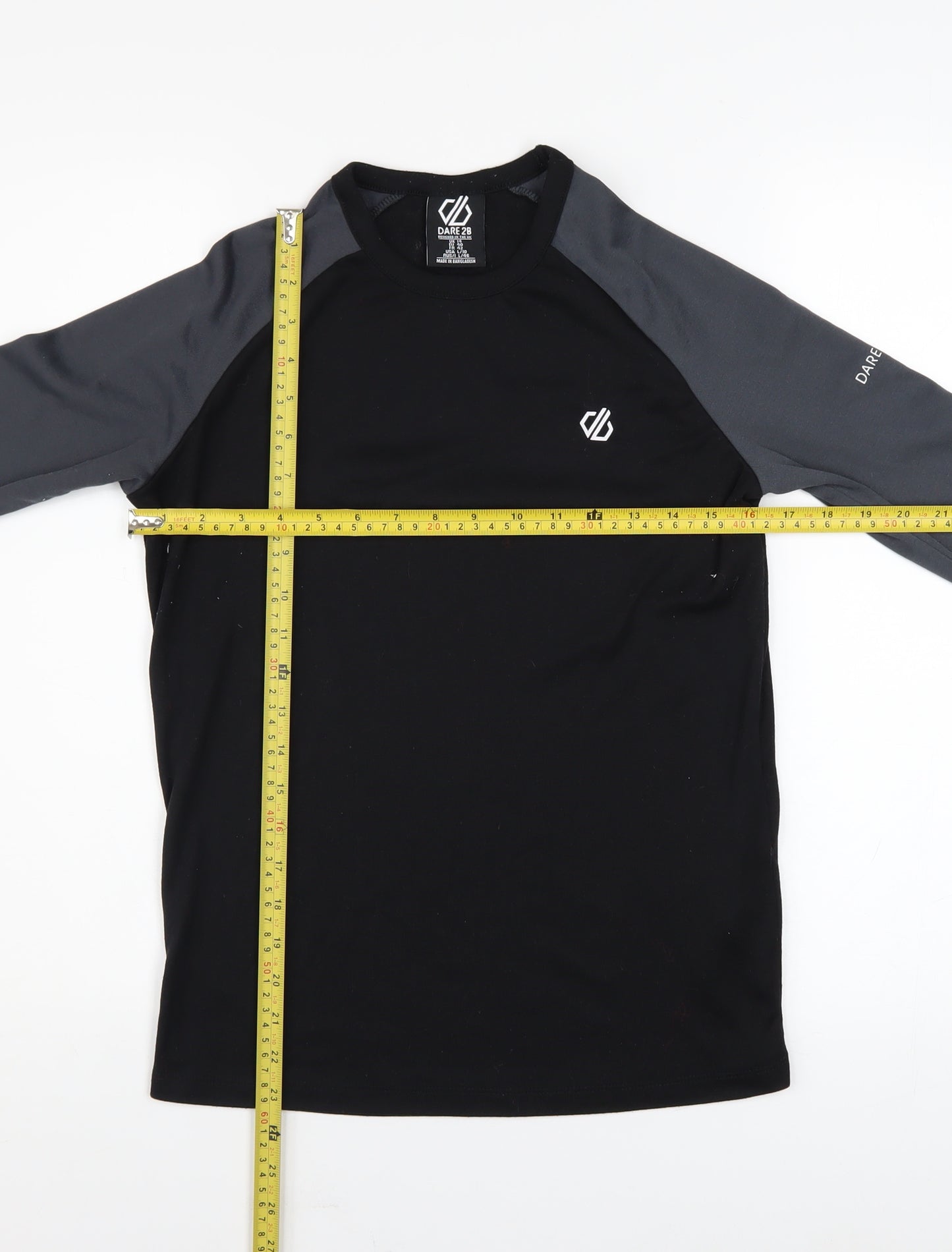 Dare 2B Womens Black Long Sleeve Polyester Active Top Size 14