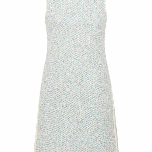 Hobbs Women Multicoloured Size 10 Shift Tweed Knee Length Dress