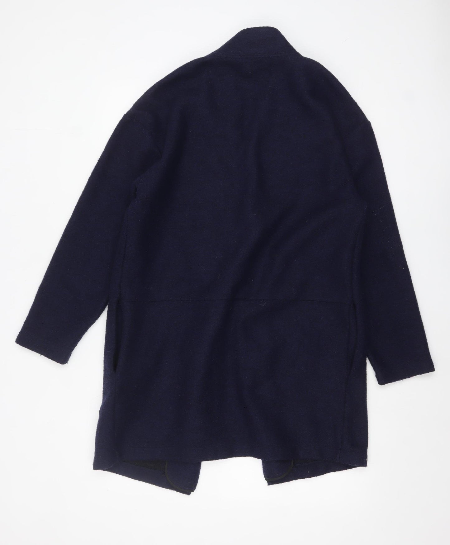 Marks and Spencer Women's Blue Mid-Length Open Front Coatigan Size 12