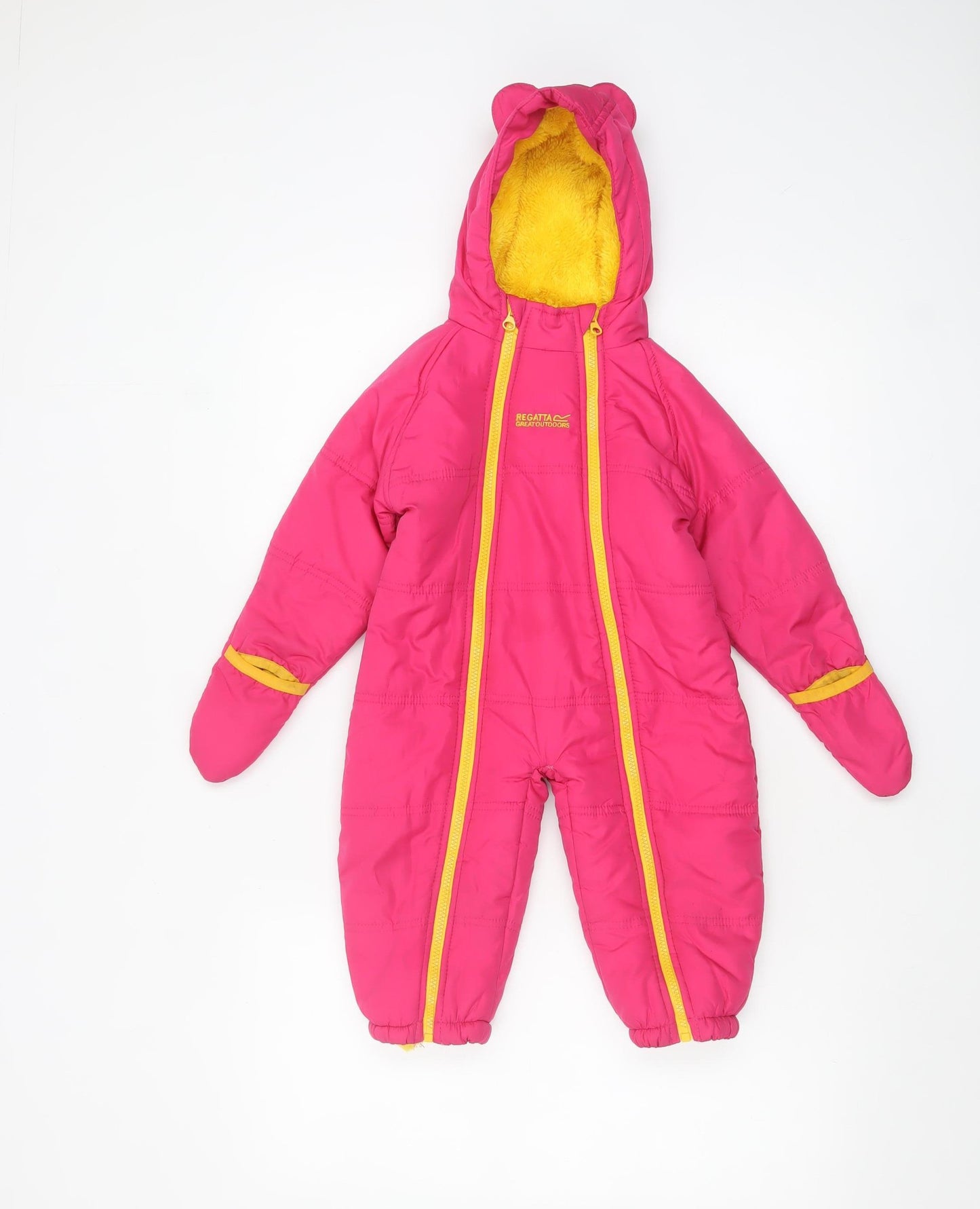 Regatta Unisex Baby Pink Snowsuit 6-12 Months Hooded Waterproof Winter Suit