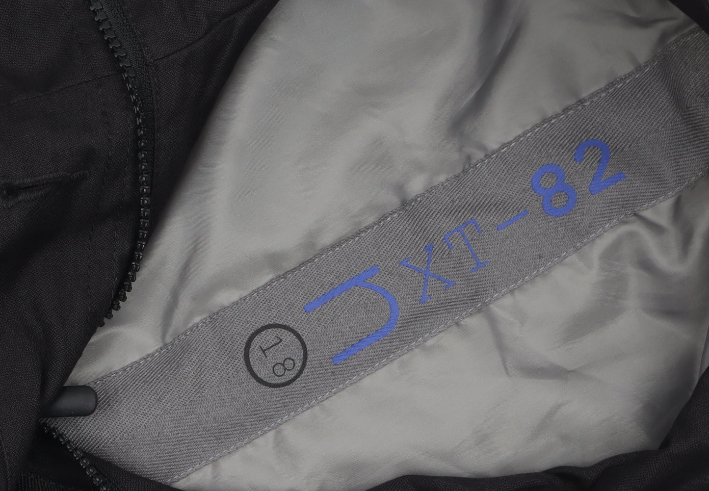 Next Women's Black Parka Coat Size 18 Mid-Length Lined Zip