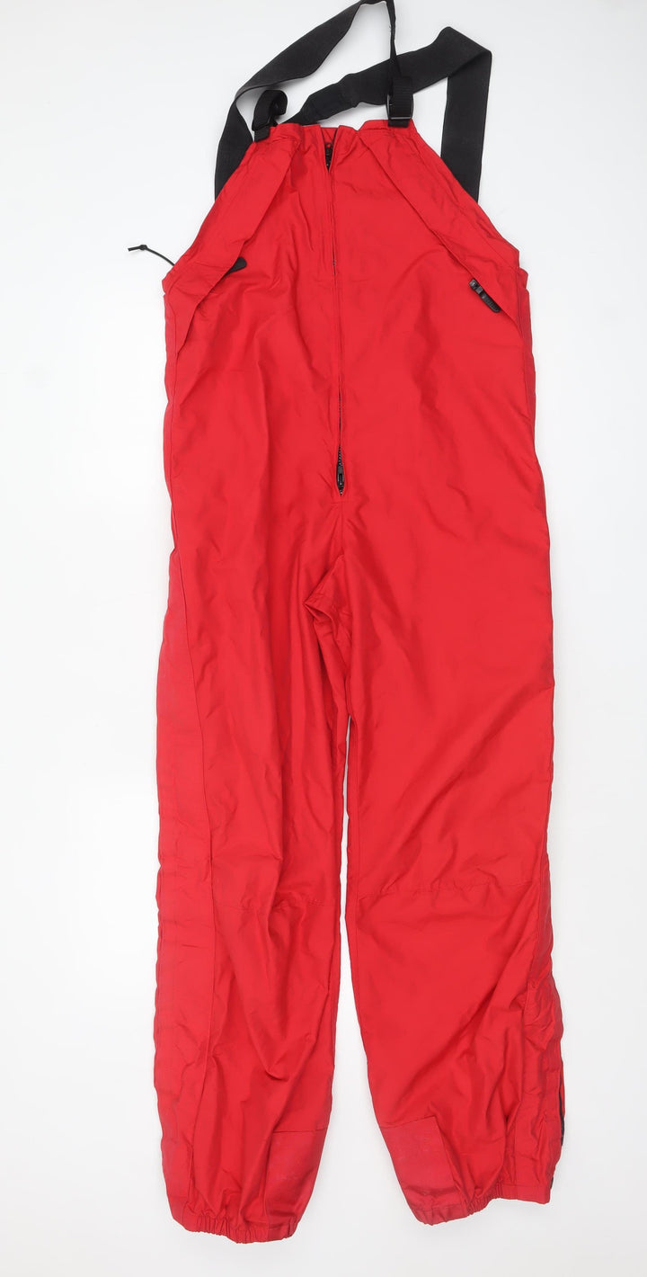 Mountain Equipment Co-op Red Women's Small Waterproof Ski Jumpsuit