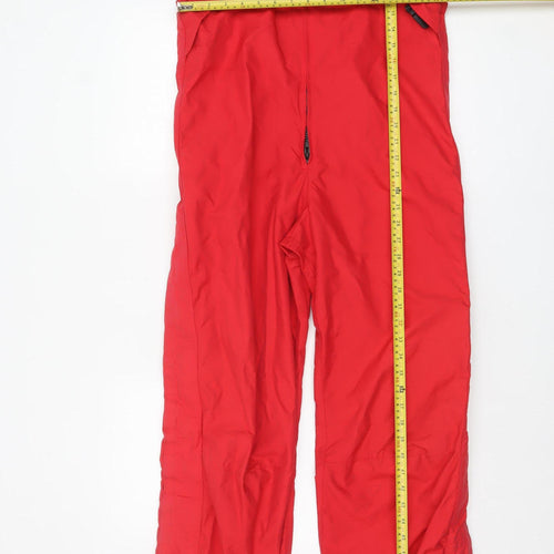Mountain Equipment Co-op Red Women's Small Waterproof Ski Jumpsuit
