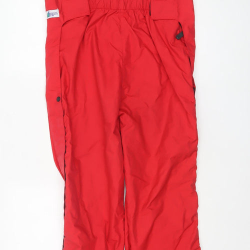 Mountain Equipment Co-op Red Women's Small Waterproof Ski Jumpsuit