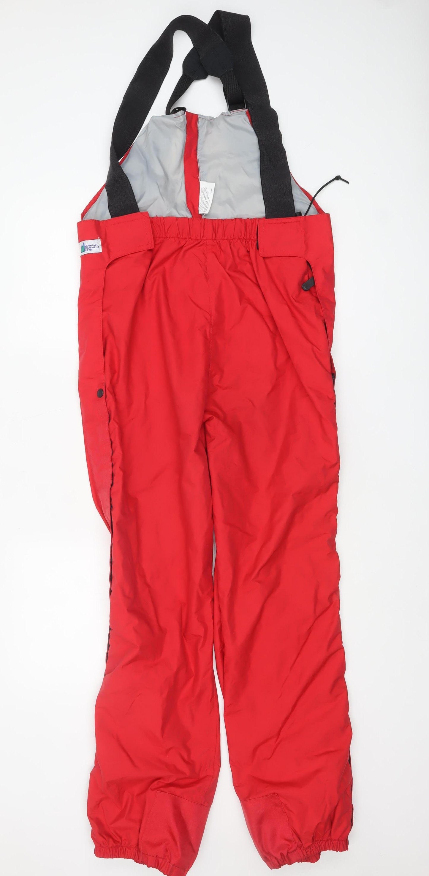 Mountain Equipment Co-op Red Women's Small Waterproof Ski Jumpsuit