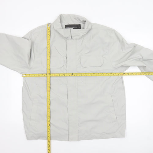 French Connection Men's Grey XL Lightweight Zip Jacket