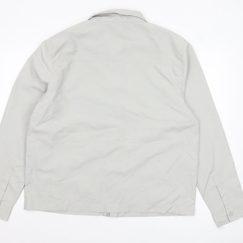French Connection Men's Grey XL Lightweight Zip Jacket