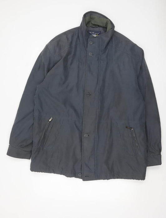 Weatherguard by Greenwoods Men's Grey L Lined Water Resistant Jacket