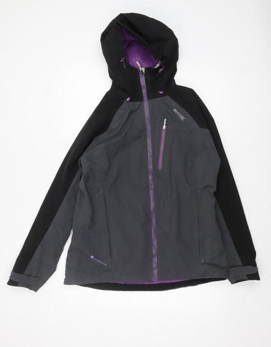 Regatta Women's Black Waterproof Softshell Jacket Size 14