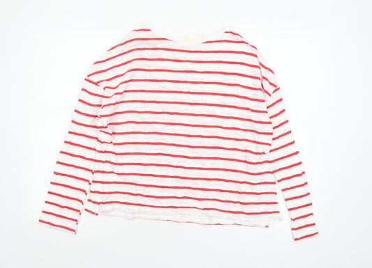 Levi's Women's Multicoloured Striped Long Sleeve Cotton T-Shirt Size S