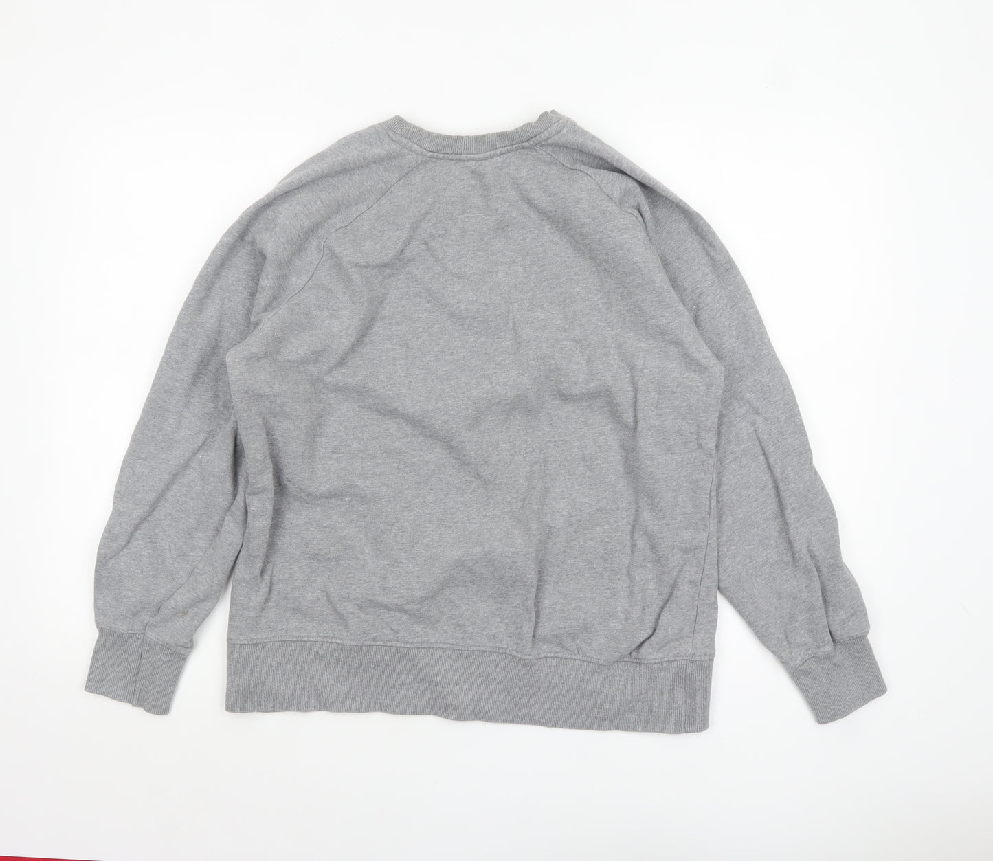 Earth Positive Women's Grey Panda Graphic Pullover Sweatshirt L