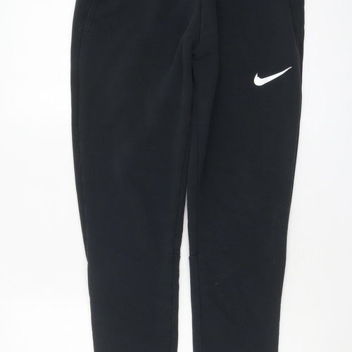 Nike Men's Black Dri-Fit Jogger Trousers Small Regular Fit