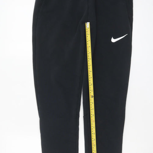 Nike Men's Black Dri-Fit Jogger Trousers Small Regular Fit