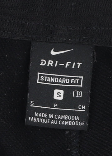 Nike Men's Black Dri-Fit Jogger Trousers Small Regular Fit