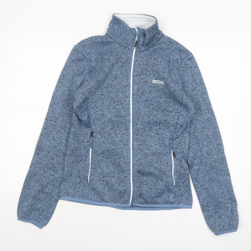 Regatta Great Outdoors Women's Blue Fleece Soft Shell Jacket UK 10