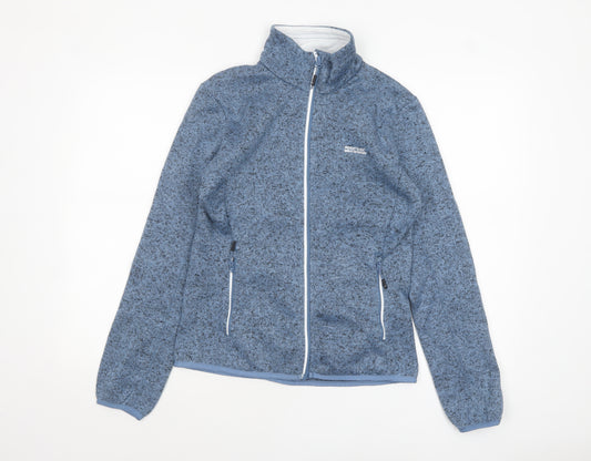Regatta Great Outdoors Women's Blue Fleece Soft Shell Jacket UK 10
