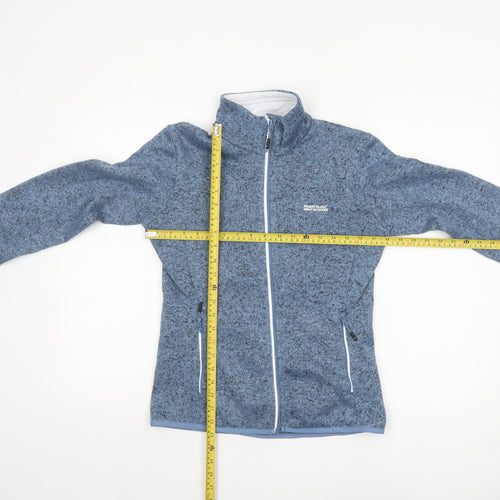 Regatta Great Outdoors Women's Blue Fleece Soft Shell Jacket UK 10