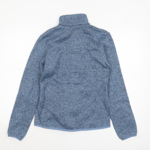 Regatta Great Outdoors Women's Blue Fleece Soft Shell Jacket UK 10
