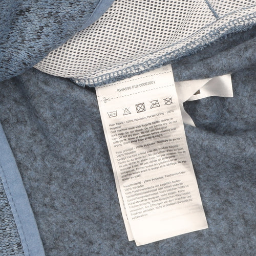 Regatta Great Outdoors Women's Blue Fleece Soft Shell Jacket UK 10