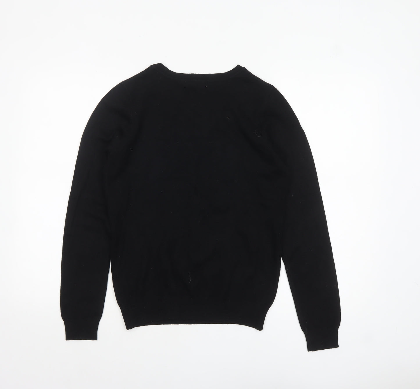 Peacocks Women's Black Size 10 Sequin Christmas Pullover Jumper