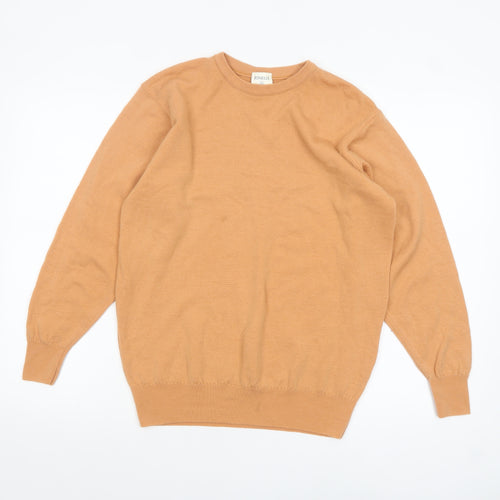 Jonelle Women's Beige Wool Crew Neck Jumper Size 16