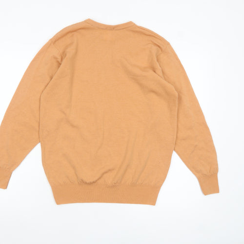 Jonelle Women's Beige Wool Crew Neck Jumper Size 16