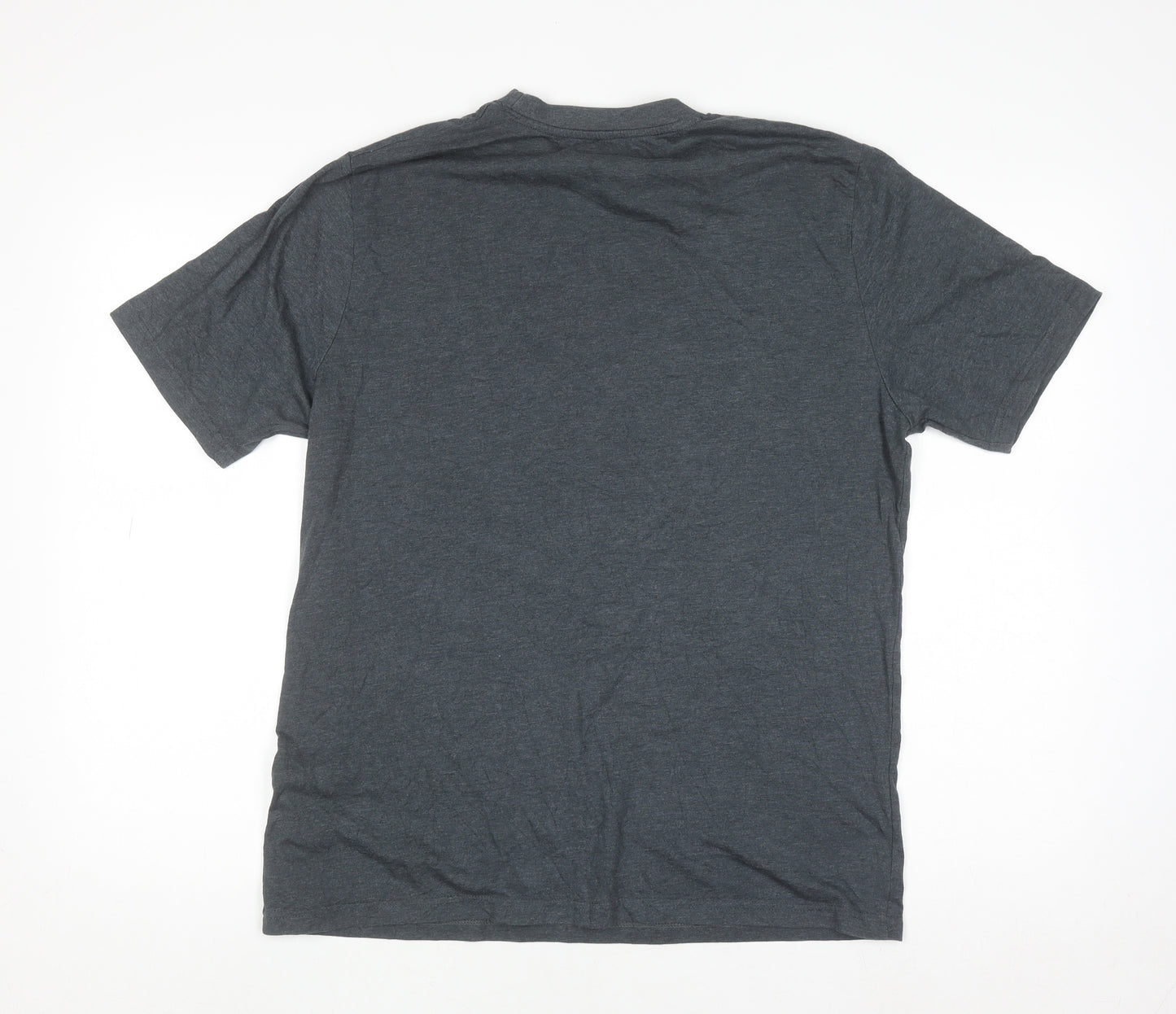 Character.com Men’s Grey Marvel SHIELD Logo T-Shirt Size L