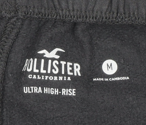 Hollister Men’s Black Jogger Sweatpants M Fleece Activewear Trousers