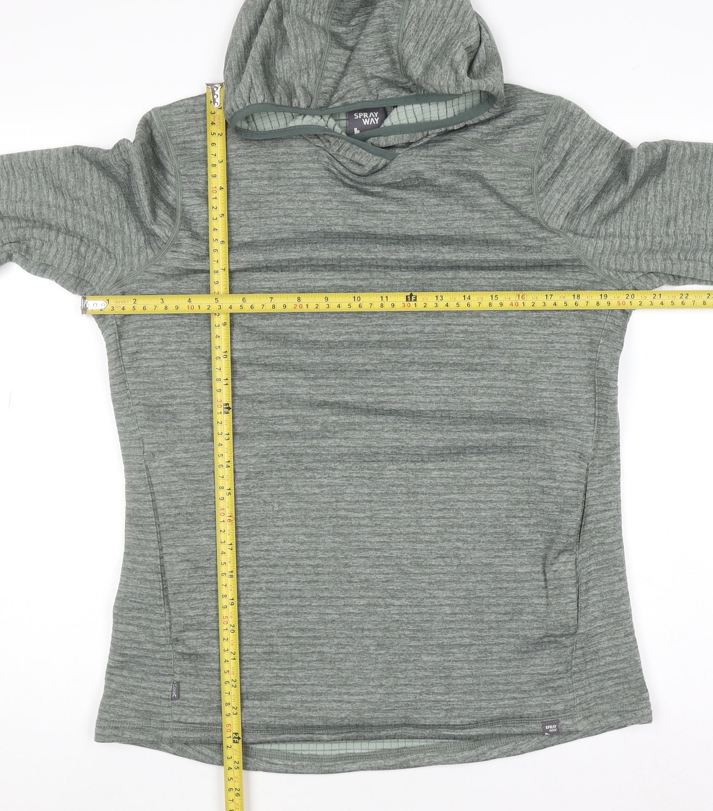 Sprayway Womens Green Size 12 Linhay Hooded Pullover Sweatshirt