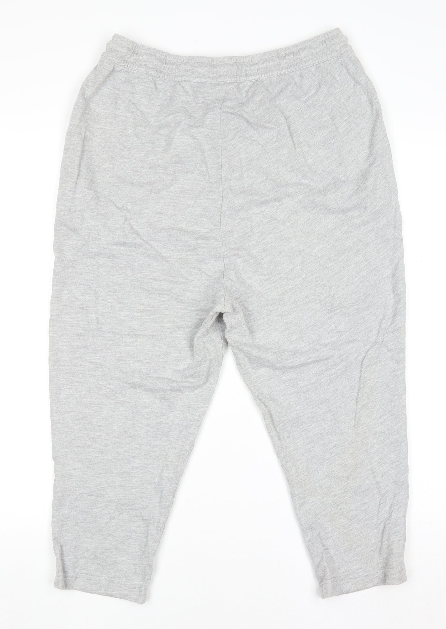Adidas Women Grey Jogger Sweatpants Size 10 Lightweight Cotton Blend