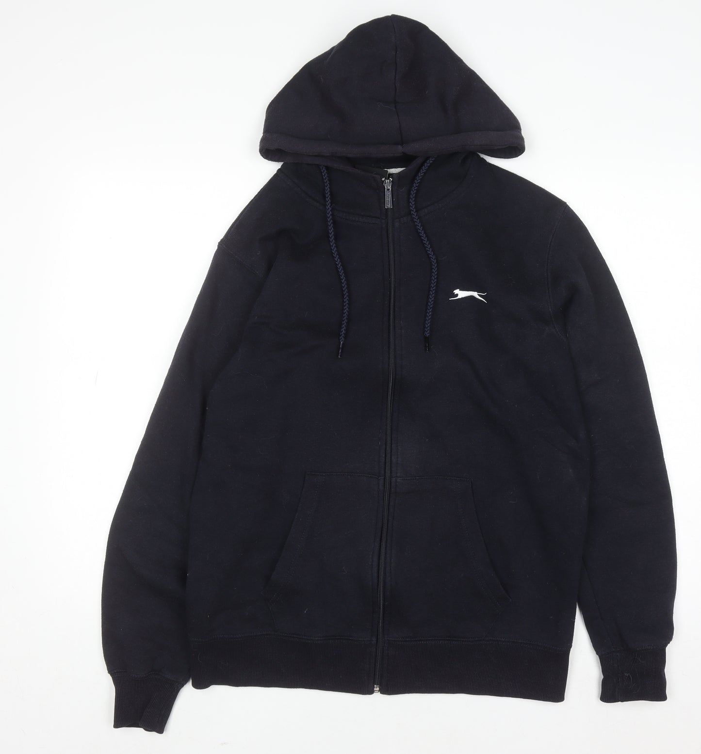 Slazenger Men’s Black Full Zip Hoodie Size M Fleece Sweatshirt