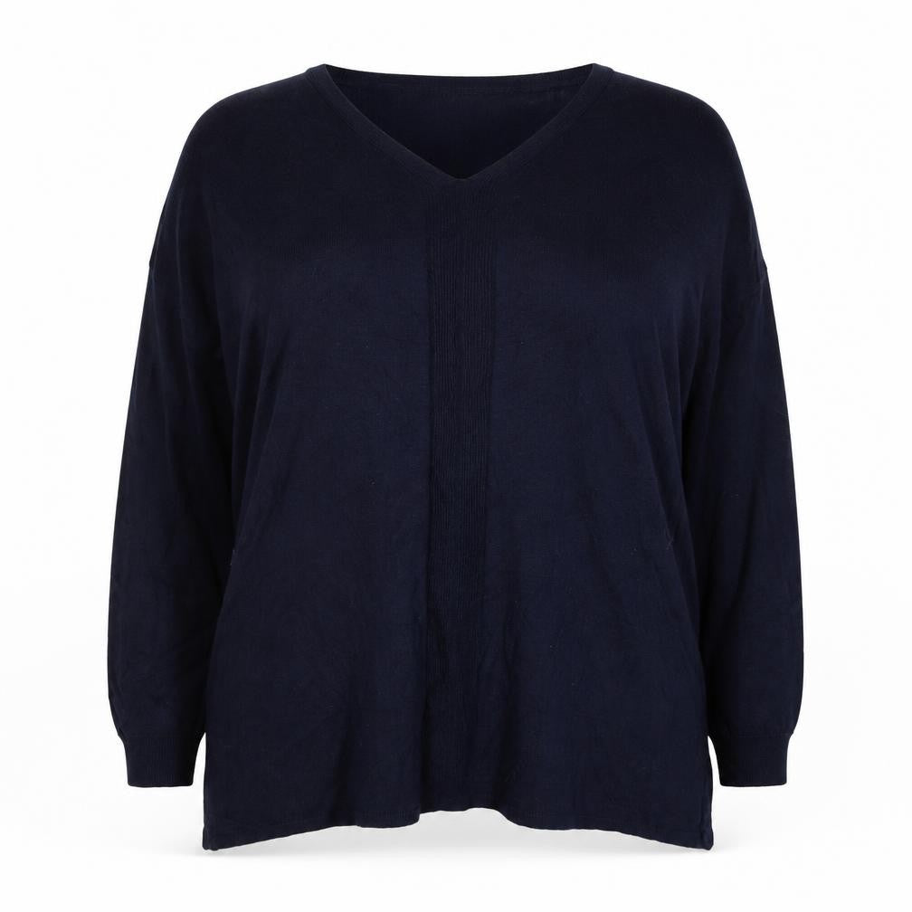 Monsoon Women Blue V-Neck Long Sleeve Open Cardigan Size 18