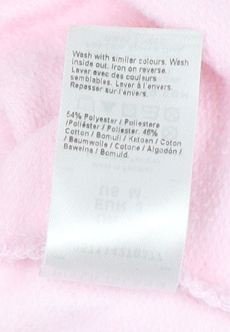 River Island Womens Pink Ca Va? Graphic Pullover Sweatshirt Size M