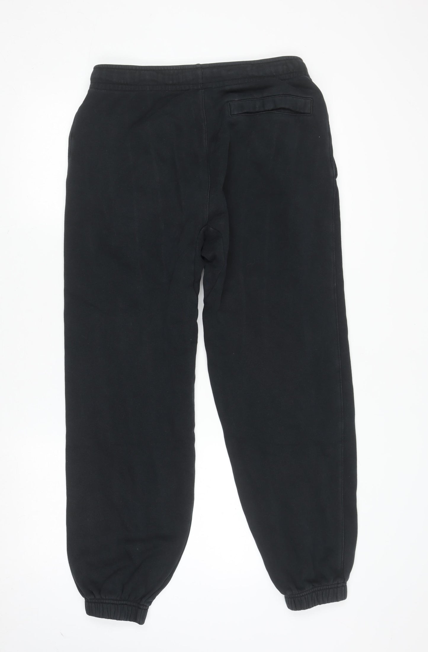 Nike Women Black Small Jogger Activewear Trousers Fleece Cotton Blend