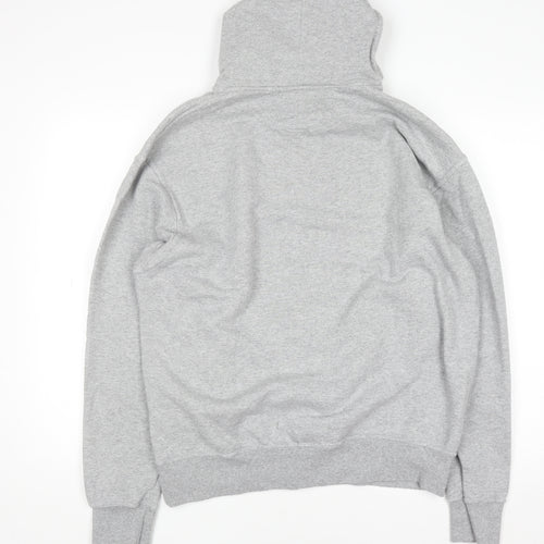 Champion Men's Grey Pullover Hoodie L Regular Fit Fleece