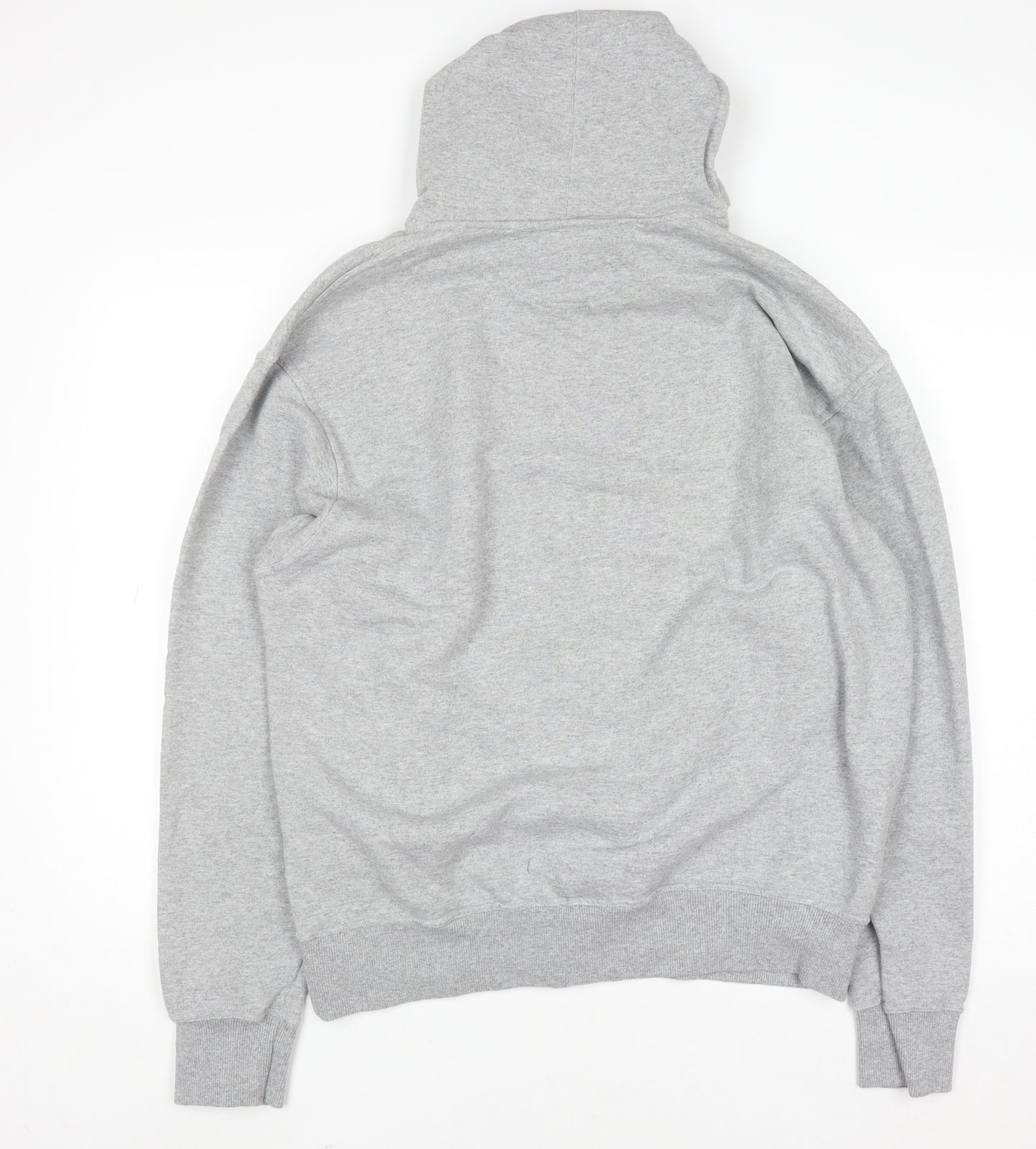 Champion Men's Grey Pullover Hoodie L Regular Fit Fleece
