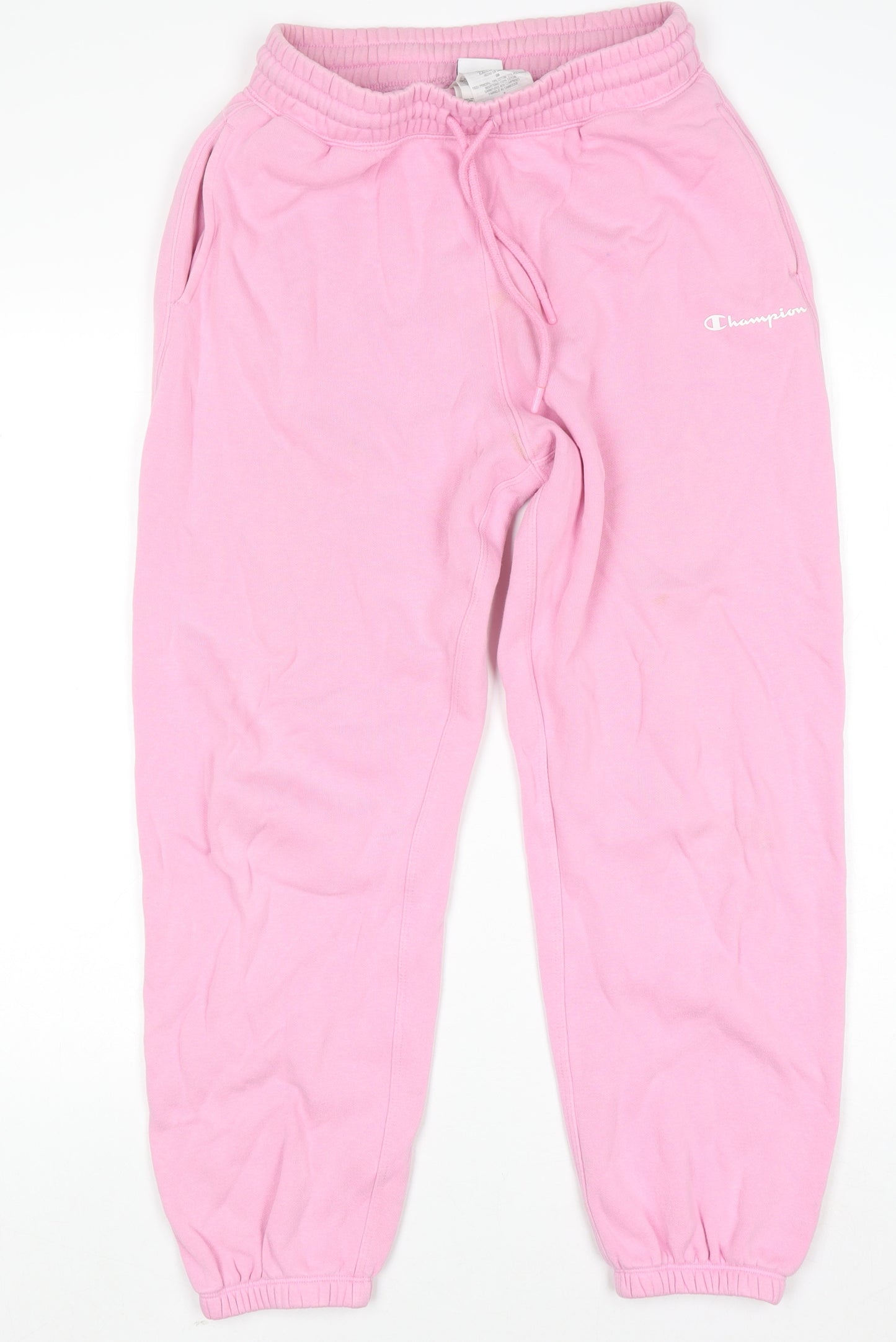 Champion Womens Pink Jogger Sweatpants S Cotton Blend