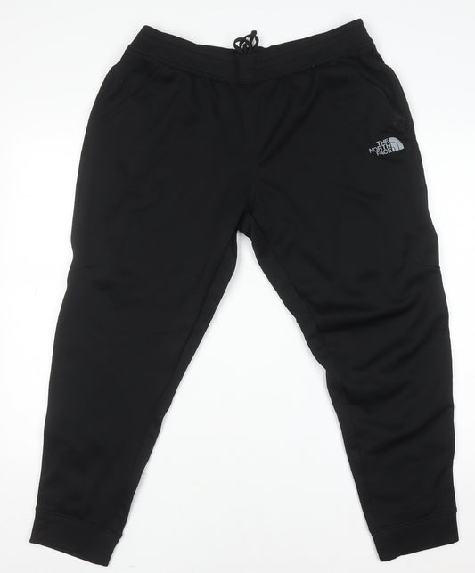 The North Face Men's Black Jogger Trousers Size L Fleece Activewear