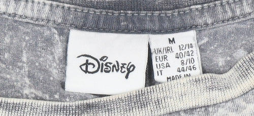 Disney Womens Grey Mr & Mrs Potato Head Cropped T-Shirt M