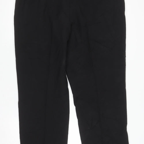 Marks and Spencer Men's Black 38x29 Crease Resistant Dress Pants