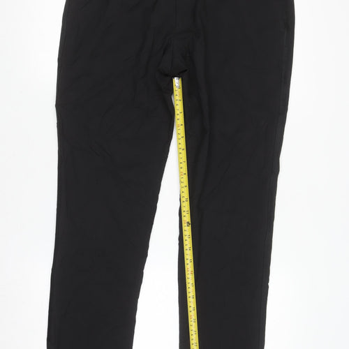Next Men's Black Slim Fit Dress Trousers 34W 31L