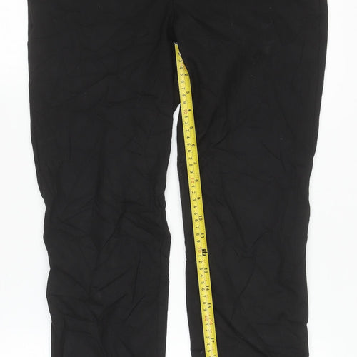 Next Women’s Black Slim Fit Dress Pants Size 6R Straight Leg Trousers