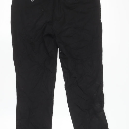 Next Women’s Black Slim Fit Dress Pants Size 6R Straight Leg Trousers