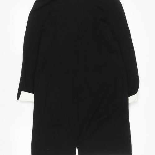 French Connection Women’s Black Shift Dress Size 8 3/4 Sleeve Workwear